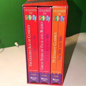 Legends of Comedy VHS Readers Digest 3 Tape Box Set 20s 30s 40s 50s 60s History